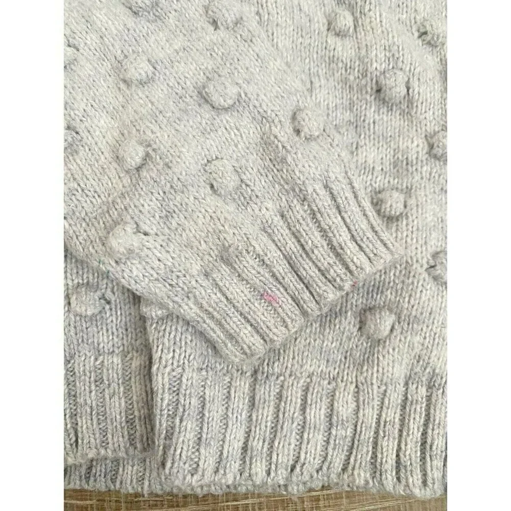 Garnet Hill Popcorn Cardigan